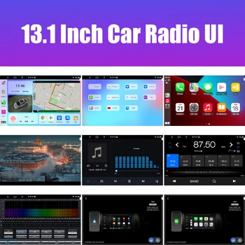 13,1-дюймовое Автомобильное радио для Honda CRIDER 2019 Автомобильный DVD GPS Навигация Стерео Carplay 2 Din Центральный Мультимедийный Android Auto 4